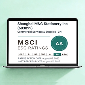 摩根士丹利MSCI ESG评级 AA级